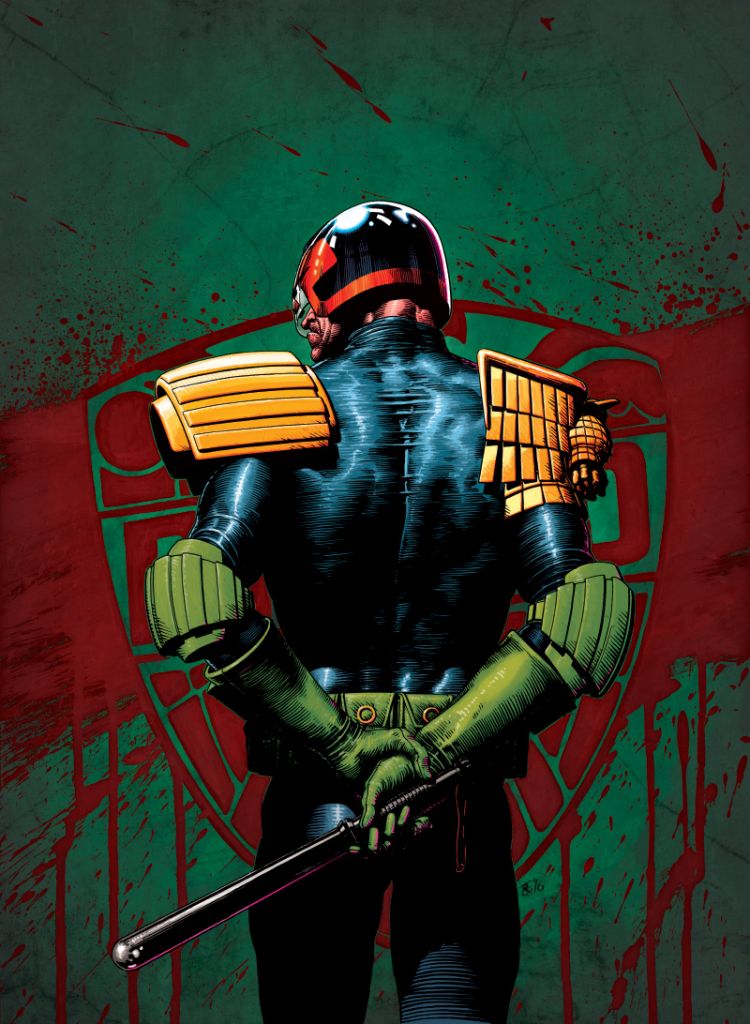 A3 Tom Foster Judge Dredd Poster