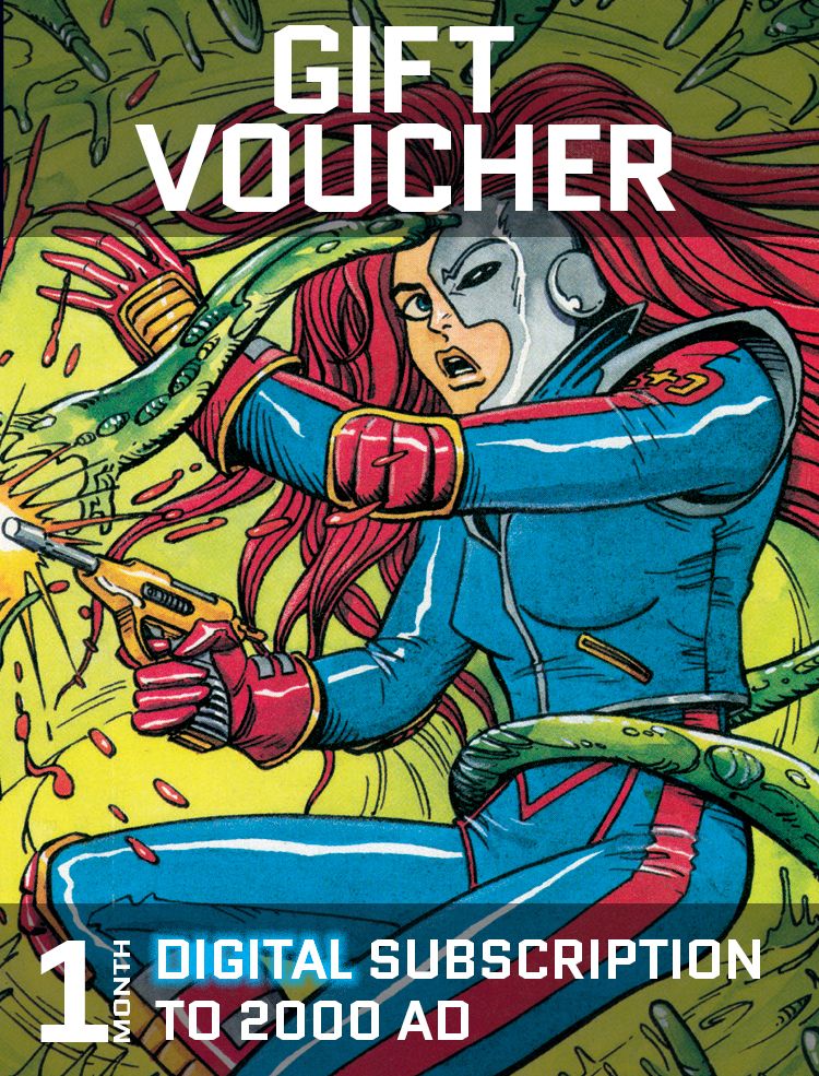 Gift Voucher for a Month's Digital Subscription to 2000 AD