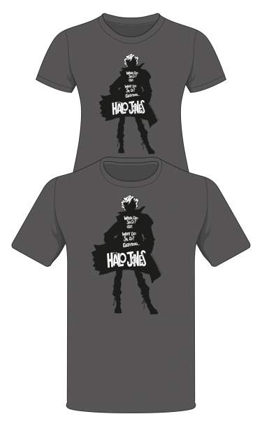 Halo Jones Charcoal Grey T-Shirt