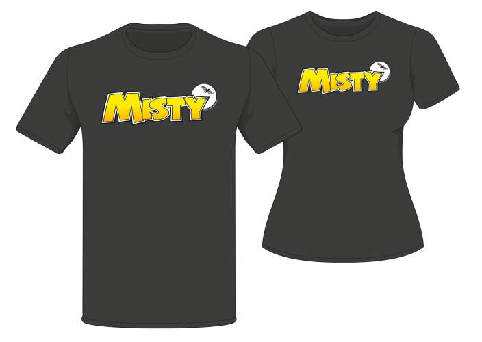 Misty Black T-Shirt