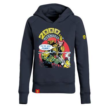 PREMIUM MICK MCMAHON ‘YOU’RE NEXT’ Woman's Navy Hoodie