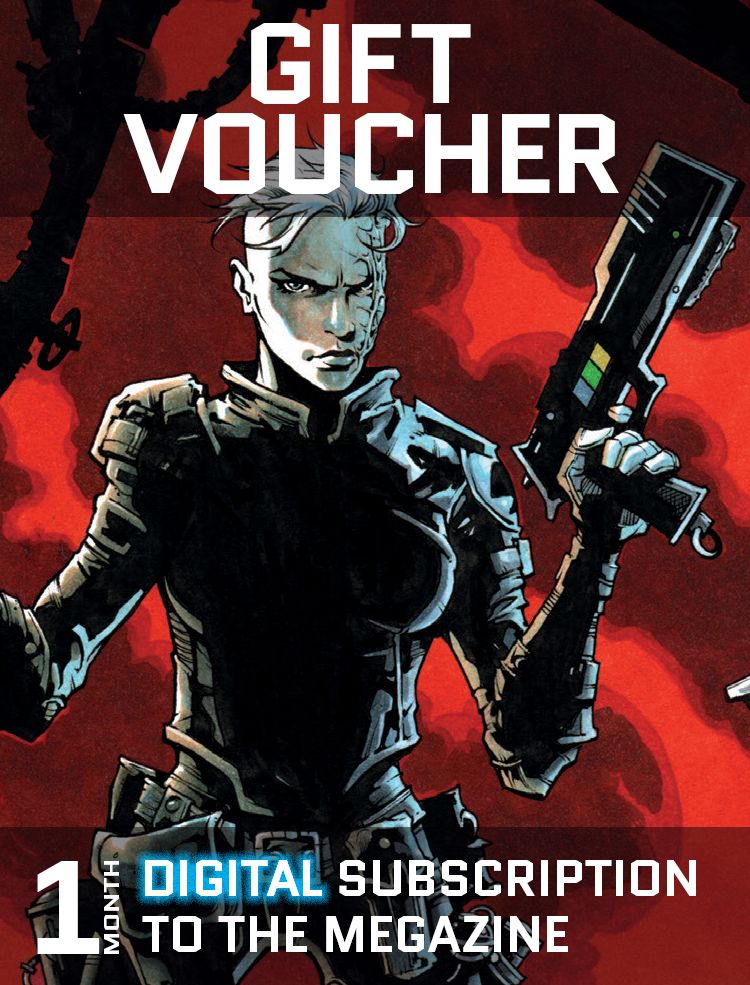 Gift Voucher for a Month's Digital Subscription to the Megazine